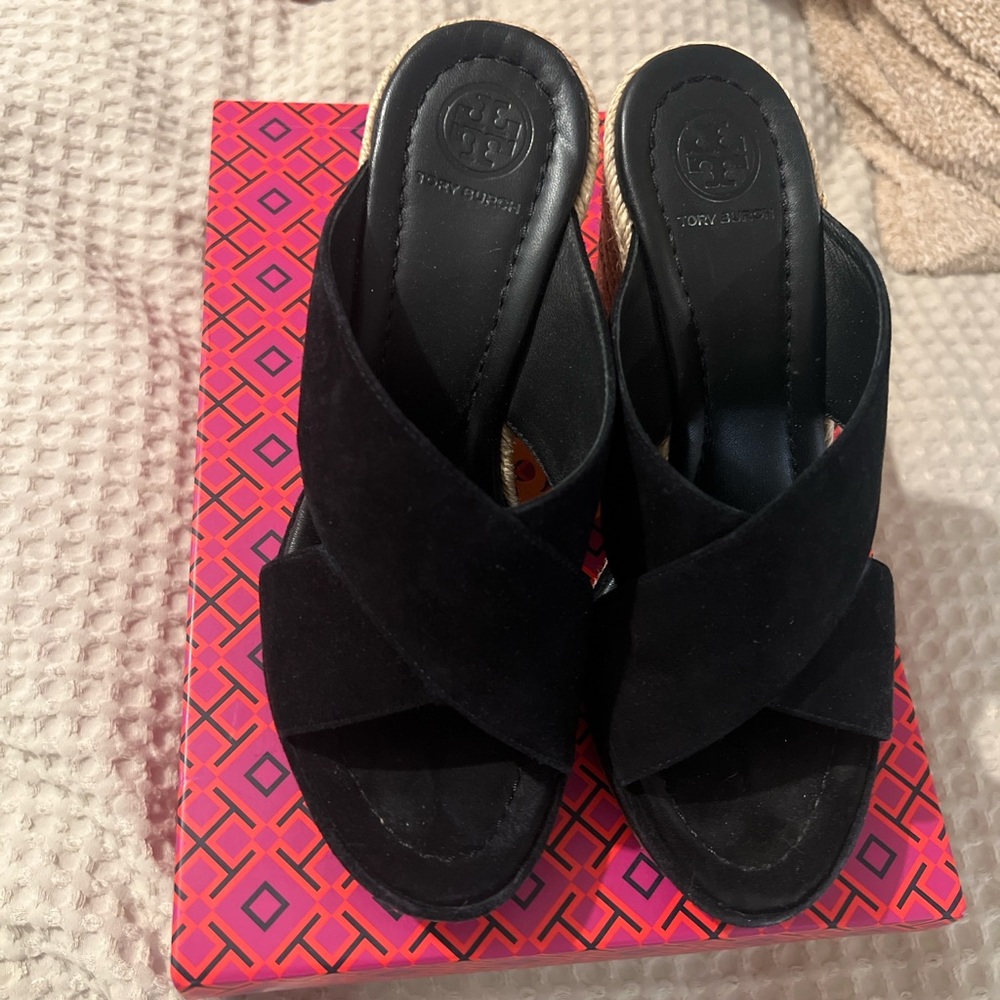 Tory Burch Black Mules for Women